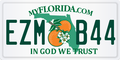 FL license plate EZMB44