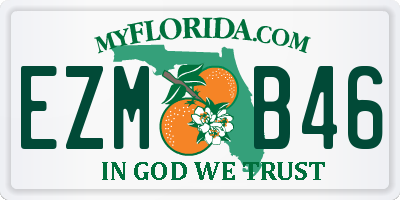 FL license plate EZMB46