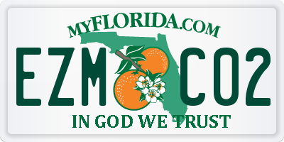 FL license plate EZMC02