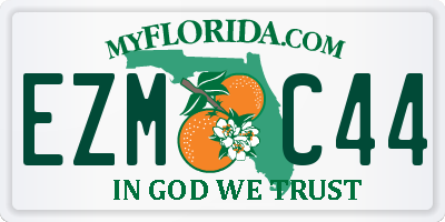 FL license plate EZMC44