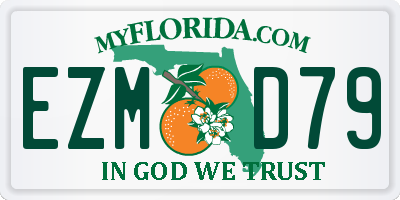 FL license plate EZMD79