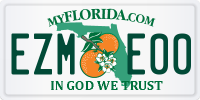 FL license plate EZME00