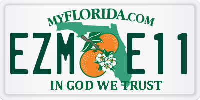 FL license plate EZME11