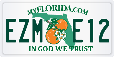 FL license plate EZME12