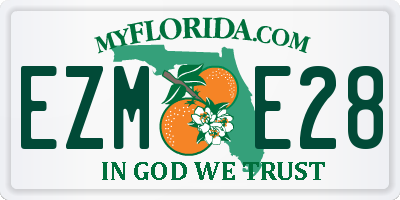 FL license plate EZME28