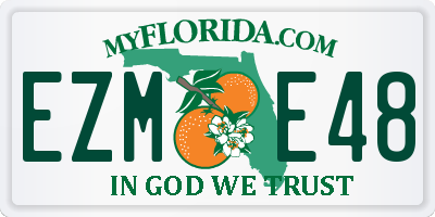 FL license plate EZME48