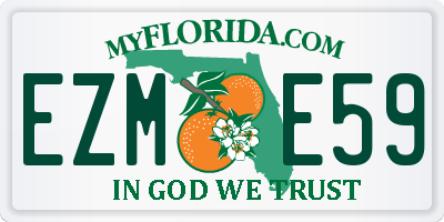 FL license plate EZME59