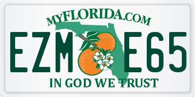 FL license plate EZME65