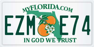 FL license plate EZME74