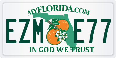 FL license plate EZME77