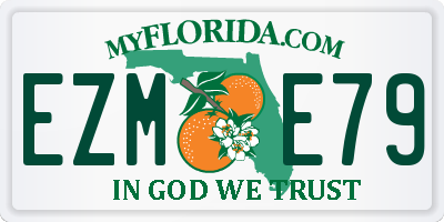 FL license plate EZME79