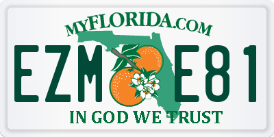 FL license plate EZME81