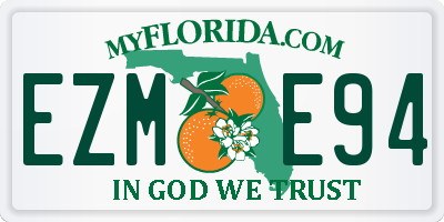 FL license plate EZME94