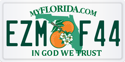 FL license plate EZMF44