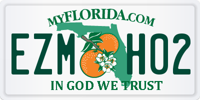 FL license plate EZMH02