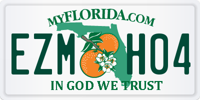 FL license plate EZMH04