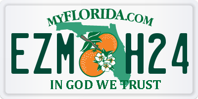 FL license plate EZMH24