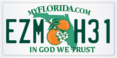 FL license plate EZMH31