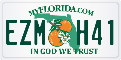 FL license plate EZMH41