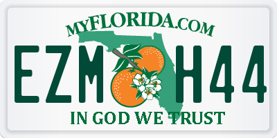 FL license plate EZMH44