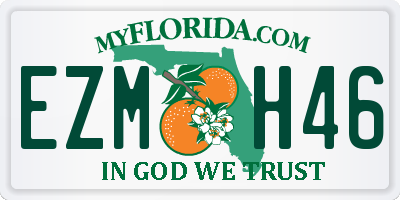 FL license plate EZMH46