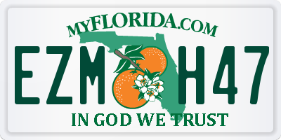 FL license plate EZMH47