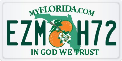 FL license plate EZMH72