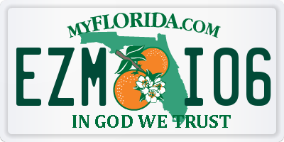 FL license plate EZMI06