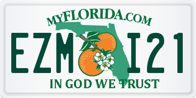 FL license plate EZMI21