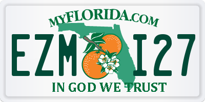 FL license plate EZMI27