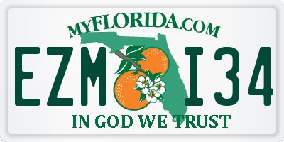 FL license plate EZMI34