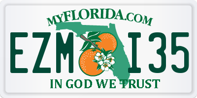 FL license plate EZMI35