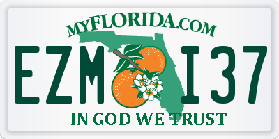 FL license plate EZMI37