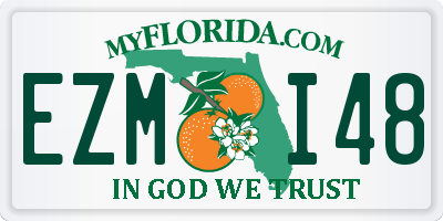 FL license plate EZMI48