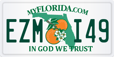 FL license plate EZMI49