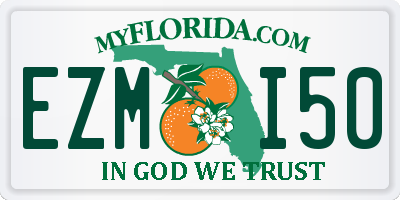 FL license plate EZMI50