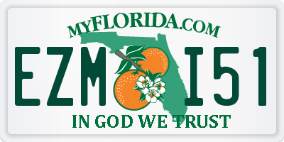 FL license plate EZMI51