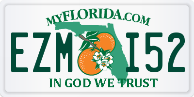 FL license plate EZMI52