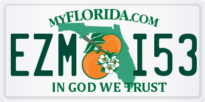 FL license plate EZMI53