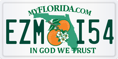 FL license plate EZMI54