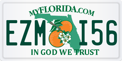 FL license plate EZMI56