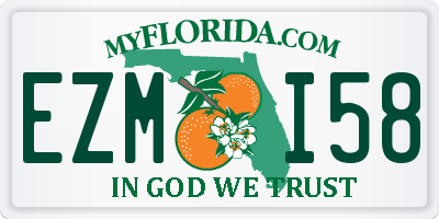 FL license plate EZMI58