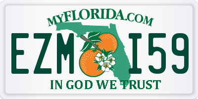 FL license plate EZMI59