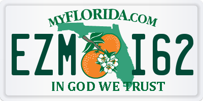 FL license plate EZMI62