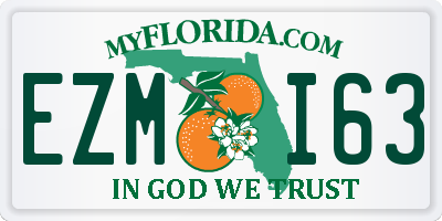 FL license plate EZMI63