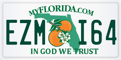 FL license plate EZMI64