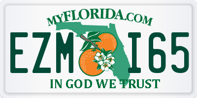 FL license plate EZMI65