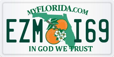 FL license plate EZMI69