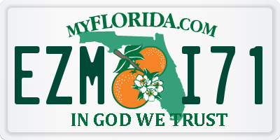 FL license plate EZMI71