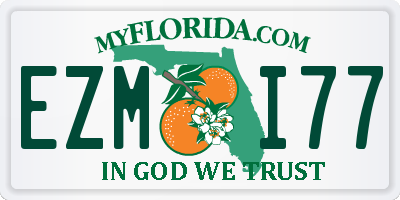 FL license plate EZMI77